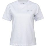 2AS Alıce Kadın Yuvarlak Yaka T-Shirt - Beyaz - 2XL