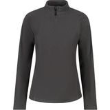 2AS Camila Kadın Yarım Fermuarlı Ince Polar Sweatshirt Antrasit - XL