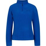 2AS Camila Kadın Yarım Fermuarlı Ince Polar Sweatshirt Mavi