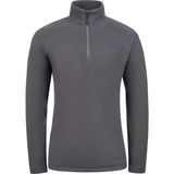 2AS Cedric Erkek Yarım Fermuarlı Ince Polar Sweatshirt Antrasit - XL