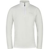 2AS Cedric Erkek Yarım Fermuarlı İnce Polar Sweatshirt Beyaz