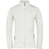 2AS Chestert Erkek Tam Fermuarlı Ince Polar Sweatshırt Beyaz - 2XL