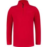 2AS Clara Çocuk Yarım Fermuarlı İnce Polar Sweatshirt Kırmızı