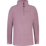 2AS Clara Çocuk Yarım Fermuarlı İnce Polar Sweatshirt Lila