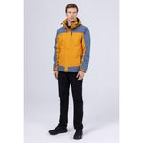 2AS Elbruz Erkek 3 In 1 Ceket Mont Gold/mavi