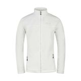 2AS Erkek Tam Fermuarlı İnce Polar Sweatshirt, Beyaz, L Beden