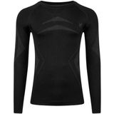 2AS Kadın Heatwave Dikişsiz Termal İçlik Siyah L/s T-Shirt 60% Polyester 32% Polyamid - XS