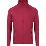 2AS Menza Bordo Renk Tam Fermuarli Boğazlı Kadın Sweatshirt