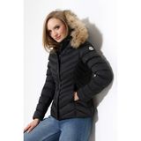 2AS Moncler Kadın Puff Mont - 2XL - Siyah