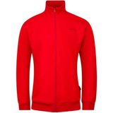 2AS Oreste Erkek Interlok Tam Fermuarlı Sweatshirt - 2XL - Kırmızı