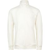2AS Oreste Erkek Interlok Tam Fermuarlı Sweatshirt Beyaz