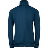 2AS Oreste Erkek Interlok Tam Fermuarlı Sweatshirt - XL - Lacivert