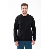 2AS Orlando Erkek İnterlok Sıfır Yaka Sweatshirt Siyah