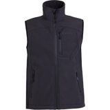 2AS Samana Softshell Unisex Yelek Nefes Alabilen Kumaş Siyah Renk Mevsim Geçişleri İçin Erkek 2ASSAM01002700