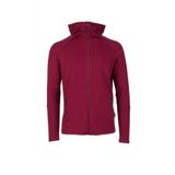 2AS Selenge Bordo Fermuarlı Kapşonlu Sweatshirt