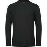 2AS Vernon Erkek Uzun Kol Viloft T-Shirt Siyah - 3XL