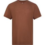 2AS Victor Kahverengi Viloft V Yaka Erkek T-shirt