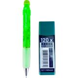 2b , 120\' Li 60 mm 0,7 Uç ve Serve Deep 0,7 Uçlu Kalem Seti (N.green Avocado) - versatil - Yeşil - 0,7 mm