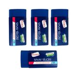 2b Sınav Silgisi 4 Adet Xxx Dust Free Ticon Toz Bırakmaz - Mavi - 1 Adet