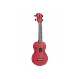 2Box Mahalo MS1TRD Slimline Serisi Soprano Ukulele (Transparent Red)
