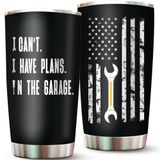 2IMT I Cant I Have Plans In The Garage Tumbler Erkekler İçin Mekanik Hediyeler Erkekler İçin Komik Doğum Günü Hediyeleri Araba Çocuklar İçin Doğum Günü Hediyeleri - Mekanik Erkekler İçin Hediyeler Baba