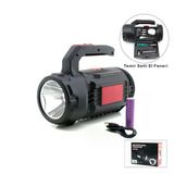 2İn1 19Pcs = Tamir - Hırdavat Seti El Fener - Projektör Led + Cob Usb - Type-C - Pil Şarjlı Hs-310 (5250)