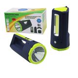 2İn1 30W - 10W Cob Led Usb - Oto Şarjlı El Feneri Projektör Bx40