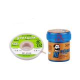 2in1 Arada 138C Krem Lehim Sıvı Lehim Solder Paste 42GR Lehim Emme Temizleme Teli 1,5mm CP-1515