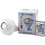 2ın1-Kumandalı Rgb LED Ampul - Bluetooth Hoparlör Müzik Çalar LED-7W - HOPARLÖR-3W (3791)