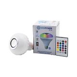 2In1-Kumandalı Rgb Led Ampul - Bluetooth Hoparlör Müzik Çalar Led-7W - Hoparlör-3W (5433)