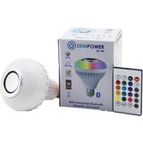 2ın1-Kumandalı Rgb LED Ampul - Bluetooth Hoparlör Müzik Çalar LED-7W - HOPARLÖR-3W - Belirtilmemiş