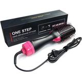 2in1 One Step Kurutmalı Saç Düzleştirici - Elektrikli Fön Tarak 1200W (4887) - Renkli