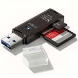2İn1 Usb 3.0 Micro Sd Hafıza Kartı - Tf Kart Okuyucu Hub Adaptör Veri Aktarıcı (5570)