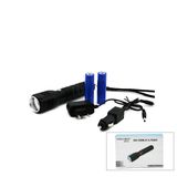 2IN1 ZOOMLU EL FENERİ - COB LED FİŞ - ÇAKMAK ŞARJLI METAL KASA 17CM 3000 LUMEN (5264)