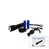 2In1 Zoomlu El Feneri - Cob Led Fiş - Çakmak Şarjlı Metal Kasa 17Cm 3000 Lumen (5517)