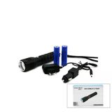 2In1 Zoomlu El Feneri - Cob Led Fiş - Çakmak Şarjlı Metal Kasa 17Cm 3000 Lumen Go53/1395