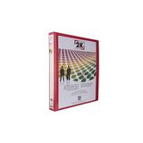 2K 03-4D-K 4 Halka D Mekanizmalı Klasör Kutu İçi, Kırmızı, 3 Cm, 16 Adet