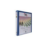 2K 03-4D-M 4 Halka D Mekanizmalı Klasör Kutu İçi, Mavi, 3 Cm, 16 Adet