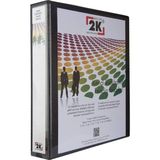 2k 05-2d-S 2 Halka D Mekanizmalı Klasör Kutu Içi, Siyah, 5 Cm, 10 Adet - Çok Renkli - Genel - Genel