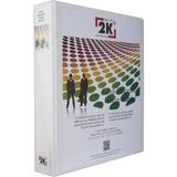 2k 05-4d-B 4 Halka D Mekanizmalı Klasör Kutu Içi, Beyaz, 5 Cm, 10 Adet - Standart