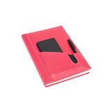2K 2025 GÜNLÜK ÇİZGİLİ AJANDA S.DERİ TELEFON KILIFLI KAPAK 17X24 CM FUŞYA
