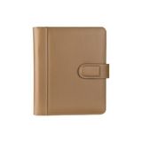 2K 2027 Yılı Premium Tasarım Hediyelik Organizer Ajanda A5 4 Halkalı 15x21 4 Delikli Tarihli Çizgili Ajandalı Vegan Deri 19,5x23 cm. - Vizon