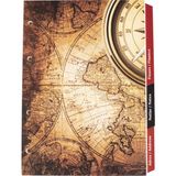 2K 4 Delikli Çizgili Tarihsiz Organizer Yedeği 15 x 21 cm Sarı Renkli Ajanda