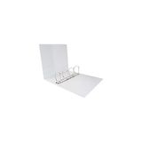 2k 904B Klasör A4 Pvc/plastik Tanıtım/sunum/prezentasyon/arşiv Dosyası 9 Cm. Sırt 4 Halka D Mekanizma Kutu Için 6 Adet, Beyaz - Standart