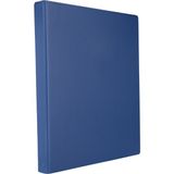 2K A4 Pvc 200 Yapraklı Öğrenci ve Ofis Tipi Evrak Sunum Klasörü 27 x 32 cm İç Cepli Mavi