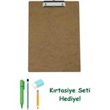 2K A4 SEKRETERLİK AHŞAP SEKRETER TABLASI (HAM MDF) 22X32 cm.