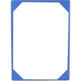 2K Arz Dosyası Duyuru Çerçevesi A4 Pvc 22,5X31 cm - Açık Mavi