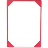 2K Arz Dosyası Duyuru Çerçevesi A4 Pvc 22,5X31 cm - Kırmızı