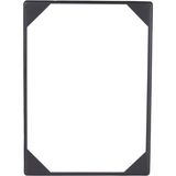 2K Arz Dosyası Duyuru Çerçevesi A4 Pvc 22,5X31 cm. Siyah - 0 - Siyah