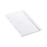 2k Ayraç A-Z Alfabetik Dar Karton 4906 Beyaz 13X24 cm - Çok Renkli